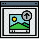 Browser Upload Webpage Icon