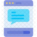 Browser Chat Message Icon