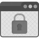 Browser Application Lock Icon