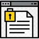 Browser Document Lock Icon