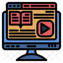 브라우저 온라인 교육 아이콘