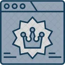 Browser Crown Host Icône