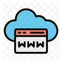Browser Cloud Computing Cloud Storage Icon