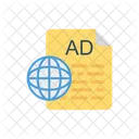 Ads File Document Icon