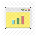 Bar Chart Browser Icon