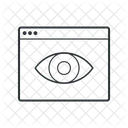 Browser Auge Blick Symbol