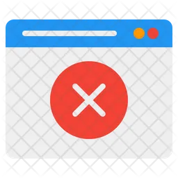 Browser Blocked  Icon