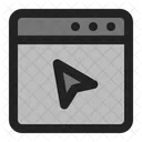 Browser Click  Icon