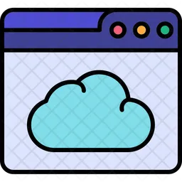 Browser Cloud  Icon