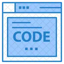 Browser Code Coding Code Icon