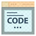 브라우저 코드  아이콘