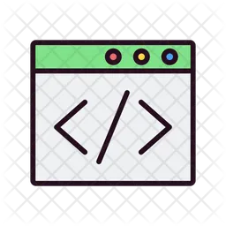 Browser Coding  Icon