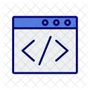 Browser Coding  Icon
