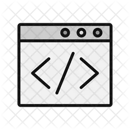 Browser Coding  Icon