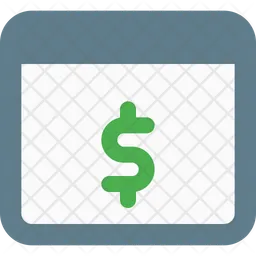 Browser Dollar  Icon