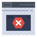 Browser Error Page Not Found Browser Alert Icon