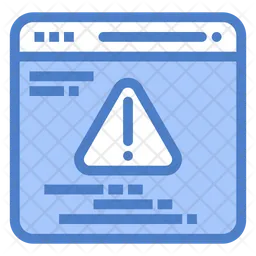 Browser Error  Icon