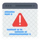 Browser Error  Icon
