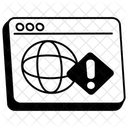 Browser Error  Icon