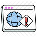 Browser Alert Problem Icon