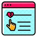 Browser Heart Evaluation Icon