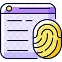 Browser fingerprinting  Icon