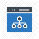 Network Connection Webpage Icon