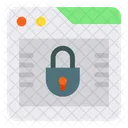 Browser Communication Lock Icon