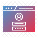 Browser Login  Icon