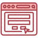 Browser Login  Icon
