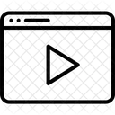 Supporti Multimediali Browser Sito Web Icon