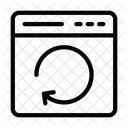 Browser Webseite Neu Laden Symbol