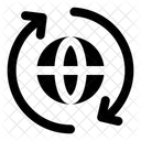 Browser Neu Laden Globale Aktualisierung Globus Neu Laden Symbol