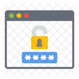 Browser Password  Icon