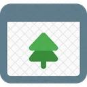 Browser Pine Tree  Icon