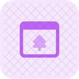 Browser Pine Tree  Icon