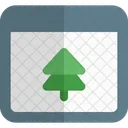 Browser Pine Tree  Icon