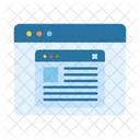 Browser Pop Up  Icon
