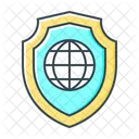Browser Protection Internet Security Globe Icon