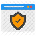 Browser Protection Browser Shield Internet Security Icon