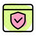 Browser Protection Browser Check Website Approve Icon