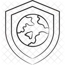 Browser Safety Shield Security Icon