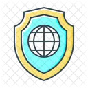 Browserschutz Internetsicherheit Globus Icon