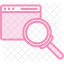 Browser Search Magnifier Icon