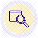 Browser Search Magnifier Icon