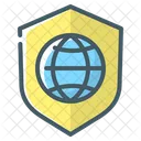 Protection Website Security Globe Icon