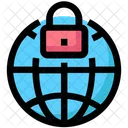 Internet Security Globe Icon