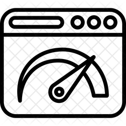브라우저 속도  아이콘