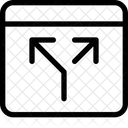 Browser-Split-Verbindung  Symbol