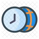 Browser Time Time Word Icon